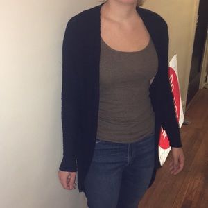 maxi cardigan in cocoon style